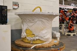 Spool of TPC Super-Trex Type W 2G 3C 2,000 Volt Yellow Power Cable (Located in Bldg 2)