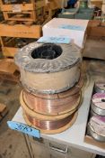 Lot - (3) Spools of Mig Wire in (1) Stack, Etc.