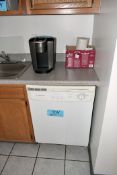 Lot - (1) Frigidaire Ultra Quiet III Dishwasher, (1) Keurig Coffee Maker and (1) Walmart Microwave