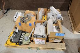 Lot - LED Strip Lights, Workstation Lights and Aluminum Plates on (1) Pallet