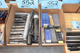 Lot - Indexable End Mills and Packaged Carbide Inserts in (2) Boxes