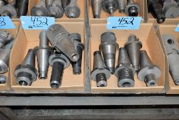 Lot - (10) NMTB 50 End Mill Holders in (2) Boxes