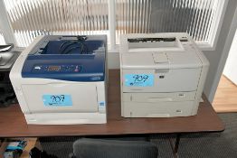 Xerox Phaser 7100 Color Laser Printer with HP LaserJet 5200tn Monochrome Laser Printer