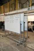 Lot - (3) Portable Dry Erase Boards