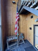 American Flag on 16' Pole (Breaks down for Transportation)