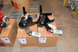 Lot - (2) 2024 Lincoln Model K3343-1 60-lb. Capacity Wire Reel Stands (NEW)