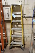 Lot - (3) 6' Fiberglass Step Ladders