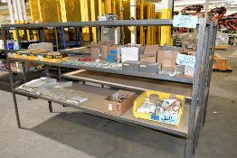Lot - Air Gauges, Anchors, Screws, Bolts, Shims, Etc. on (2) Shelves (Located in Bldg 2)