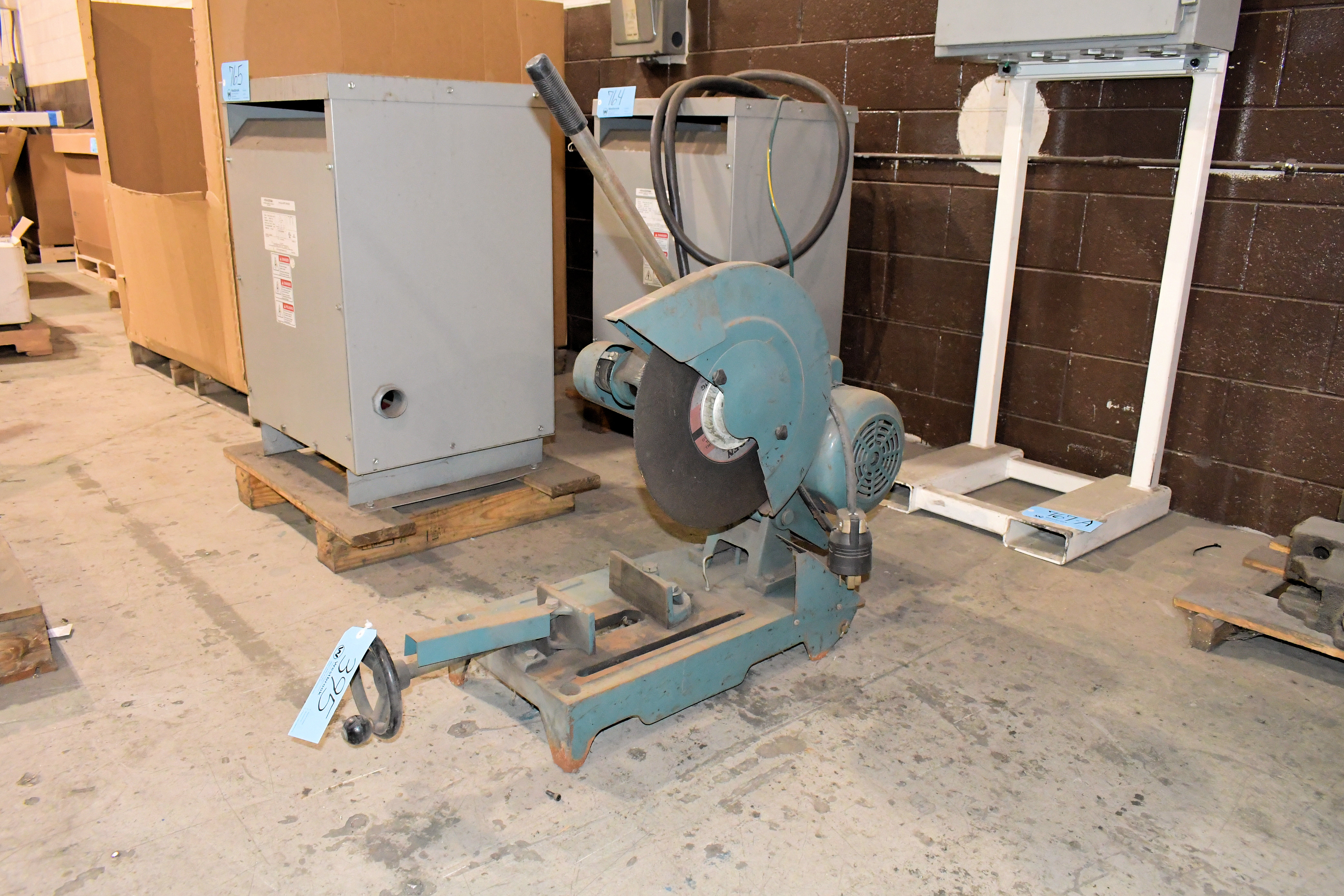 Model 3028-0005 16" Abrasive Cut-Off Saw, 5 HP, 1,720 RPM, 220 Volt, 1 Phase