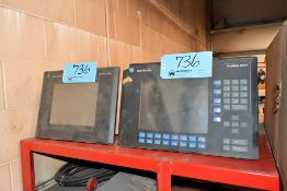 Lot - (2) Allen Bradley PanelView 1000E Operator Interface