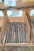 Lot - Tapered Shank Drills in (1) Box