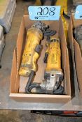 Lot - (2) DeWalt Model DWE402 4-1/2