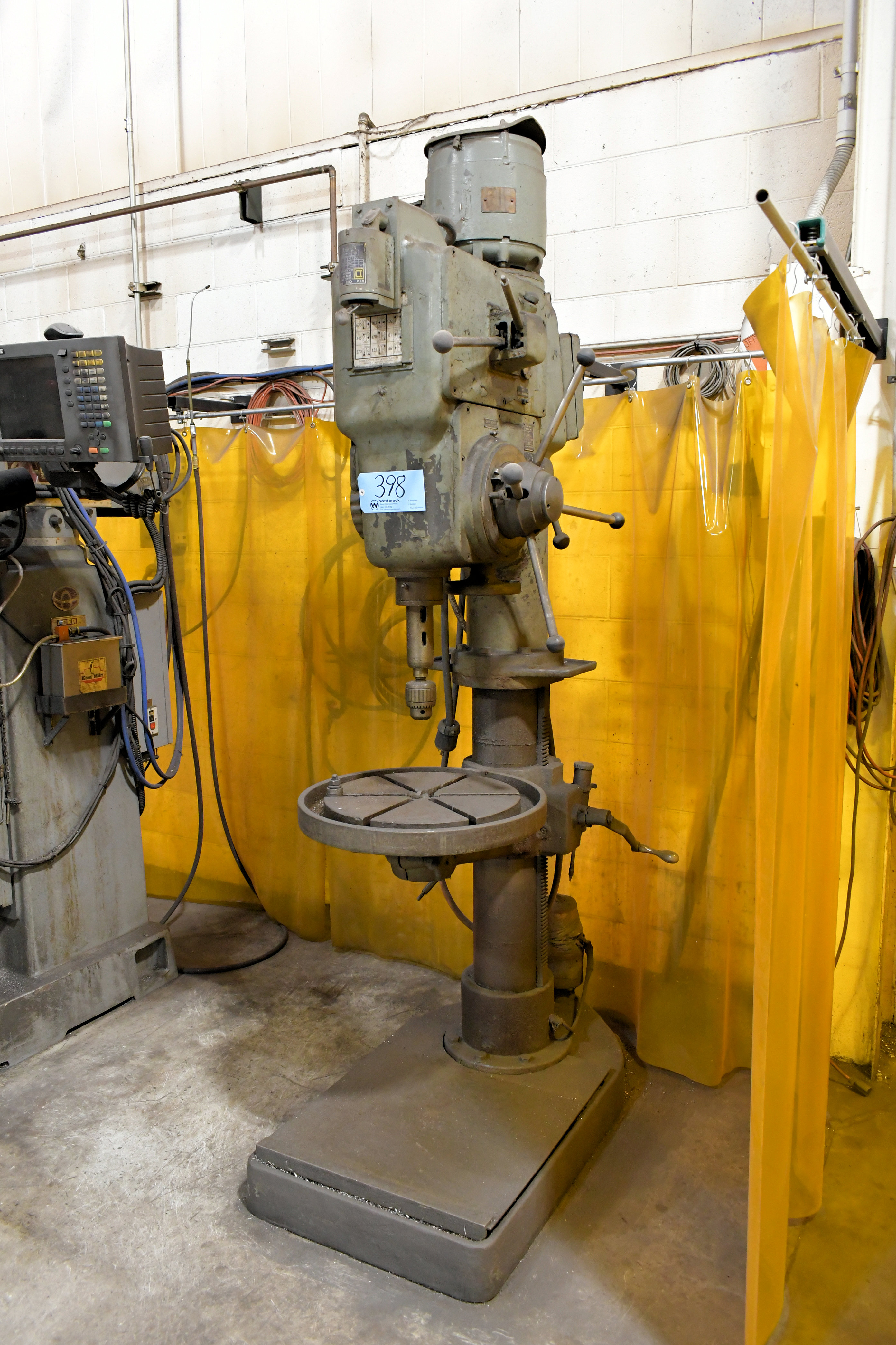 Progress Model 5E 26" Geared Head Floor Standing Drill Press; 70 to 1,000 RPM Spindle Speeds