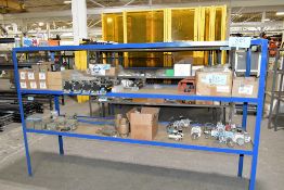 Lot - Parker Water Retract Units, Air/Gas Regulators, SMC AV Soft Startup Body Ports, Etc.