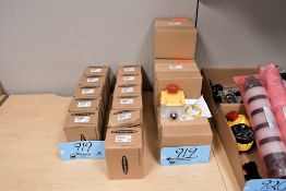 Lot - Banner E-Stop Push Buttons in (3) Rows