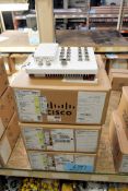 Lot - (3) Cisco IE-3400H-16FT-E Catalyst IE3400 Heavy Duty Series Ethernet Switches with Case Boxes