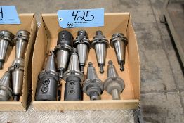 Lot - (8) Cat 40 End Mill Holders in (1) Box