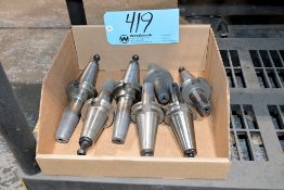 Lot - (7) Cat 40 Shrink Fit Tool Holders in (1) Box
