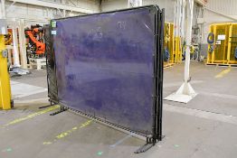 Lot - (4) Welding Screens (Located in Bldg 2)