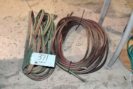 Lot - (2) Oxygen/Acetylene Hoses Under (1) Table