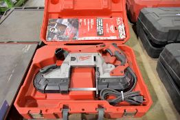Milwaukee Cat No. 6232-20 Deep Cut Portable Electric Band Saw with Case