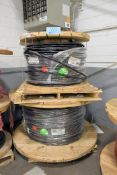 Lot - (1) 1,426' Spool and (1) 1,092' Spool of Southwire TCP 2/3 Cu 1,000 Volt Black PVC