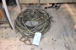 Lot - Welding Cable and Argon Hose with Ground Clamp in (1) Stack