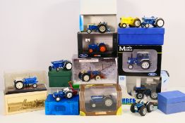 12 Models comprising three 1:32 scale model Tractors comprising Marge Models Ford 610 # 1103;
