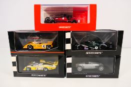 Minichamps - Five boxed 1/43 scale model
