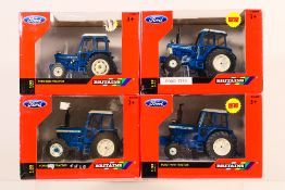 Britains - four 1:32 scale models comprising a Ford 7710 Tractor, Ford TW20 Tractor,