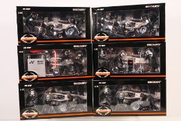 Minichamps - Six boxed Minichamps McLare