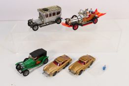 Corgi - James Bond - 5 x unboxed vehicles James Bond Aston Martin DB5 x 2 # 261,
