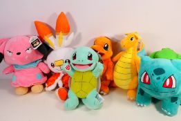 Pokemon, Build-A-Bear - Six Pokemon characters, with swing tags, by Build-A-Bear,
