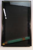 Picture Pride Cabinets - A black wall mounted display cabinet with 11 x glass shelves and removable