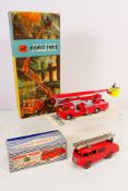 Corgi - Dinky - 2 x boxed fire engines,