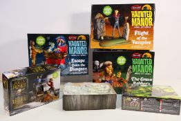 Polar Lights Haunted Manor series and Jolly Roger series 1:12 scale model kits - five mint boxed