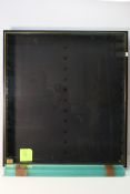 Picture Pride Cabinets - A black wall mounted display cabinet with 12 x glass shelves and removable
