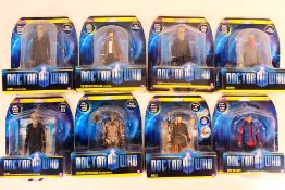 Doctor Who Character figures - 8 action figures comprising Corroded Cyberman, 11th Doctor,