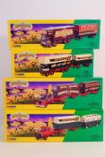 Corgi - Circus - 4 x boxed limited edition sets, Scammell Highwayman with trailer & caravan # 16502,