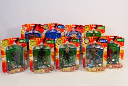 Doctor Who Character figures - 9 off carded poseable action figure sets comprising Series 2: Grey
