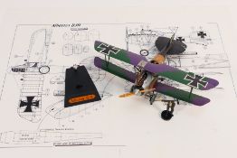 A finely executed 1/72 scale scratch-bui