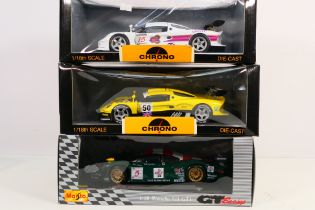 Chrono - Maisto - Three boxed 1/18 scale