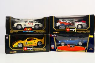 Bburago - Four boxed 1/18 scale diecast