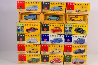 Vanguards - A boxed collection of 15 Limited Edition diecast 1/43 scale model vehicles from