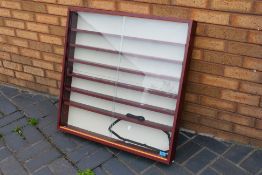 Display Cabinet - A wall mounted 6 shelf