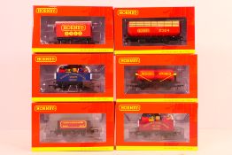 Hornby - Six boxed OO gauge Hornby wagon
