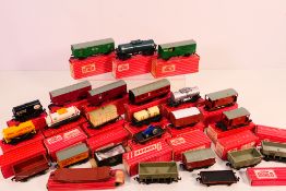 Hornby Dublo - 25 boxed OO guage goods wagons and similar to include # 4076, 4310, 4311, 4323,