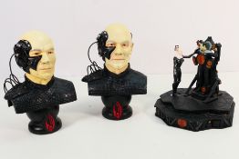 Star Trek - Two limited edition busts depicting Locutus Of Borg by Legends In 3 Dimensions,