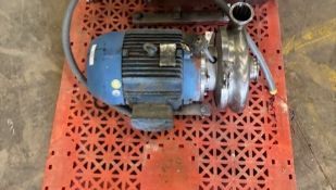 Waukesha Cherry-Burrell Pump with Meg motor