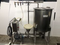 Food Grade Stainless Seel Tank with pump